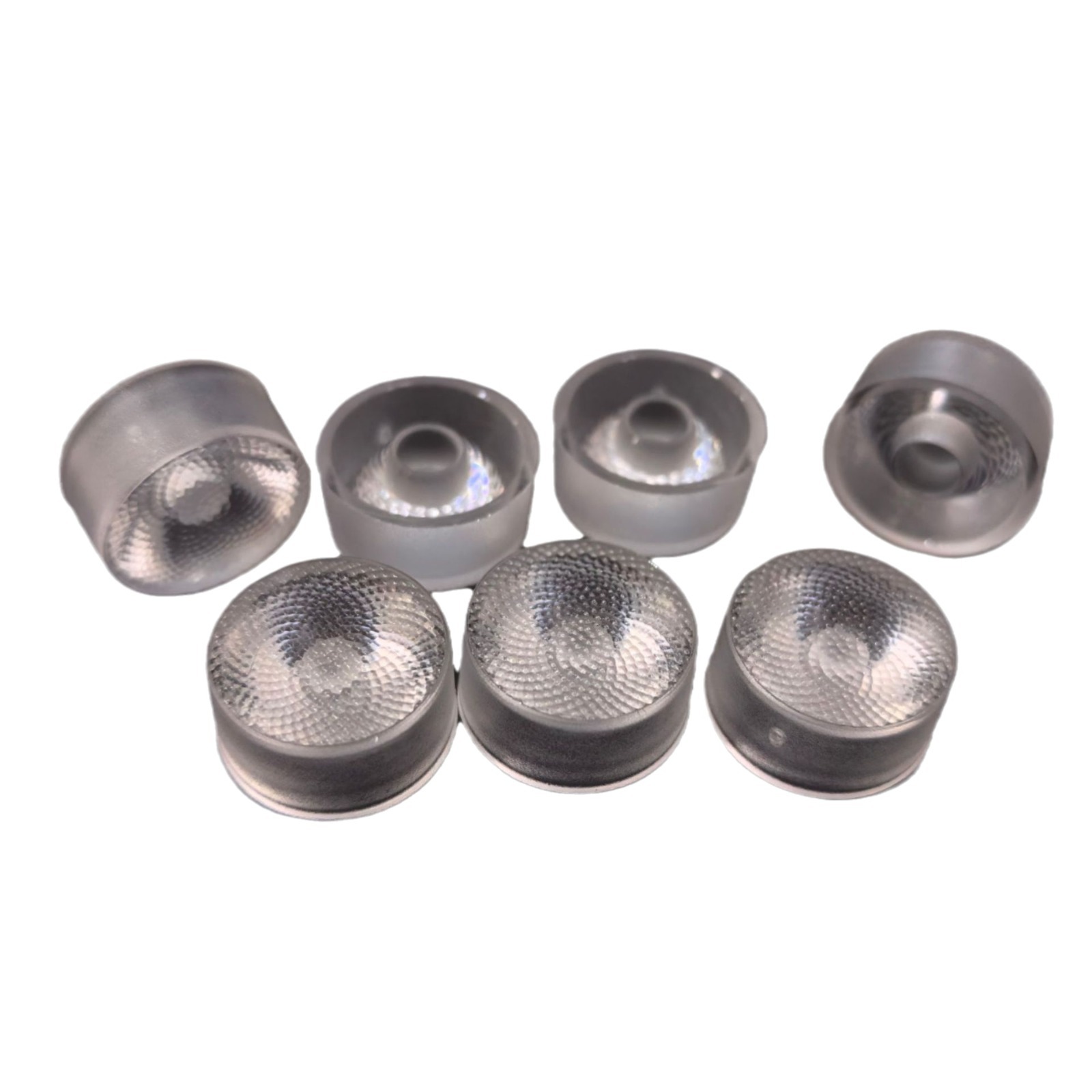 15mm/18mm -3030-10/15 degrees sunflower pattern led wall washer floodlight 3030 PC lens