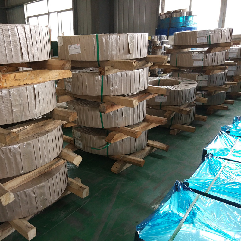 201 304 316 410 420 430 Stainless Steel Tape Cold-Rolled Stretch Dq Full Soft Thin Roll Tape Material