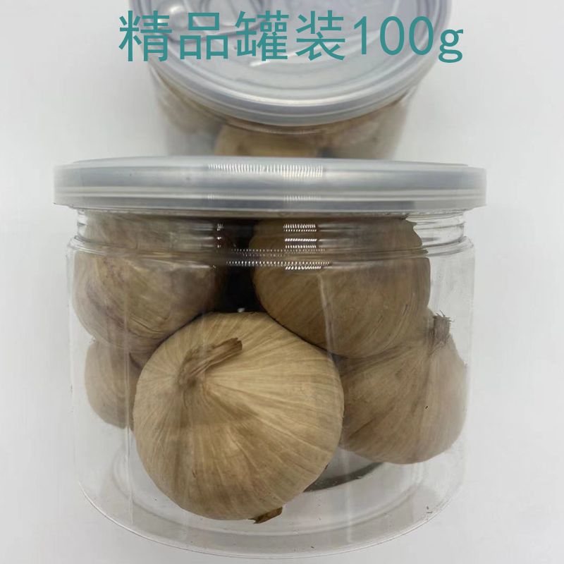 Постоянное предложение черного чеснока с одной головкой 100г, заводская поставка, ферментация, мягкий восковый сладко-кислый, готовый к употреблению