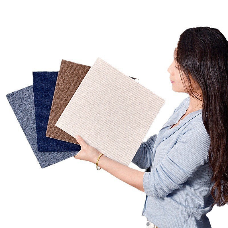 Cross-Border Self-Adhesive Splicing Carpet 30Cmx30Cm Household Carpet Cat Claw Board Commercial Carpet Living Room Bedroom Drop Shipping