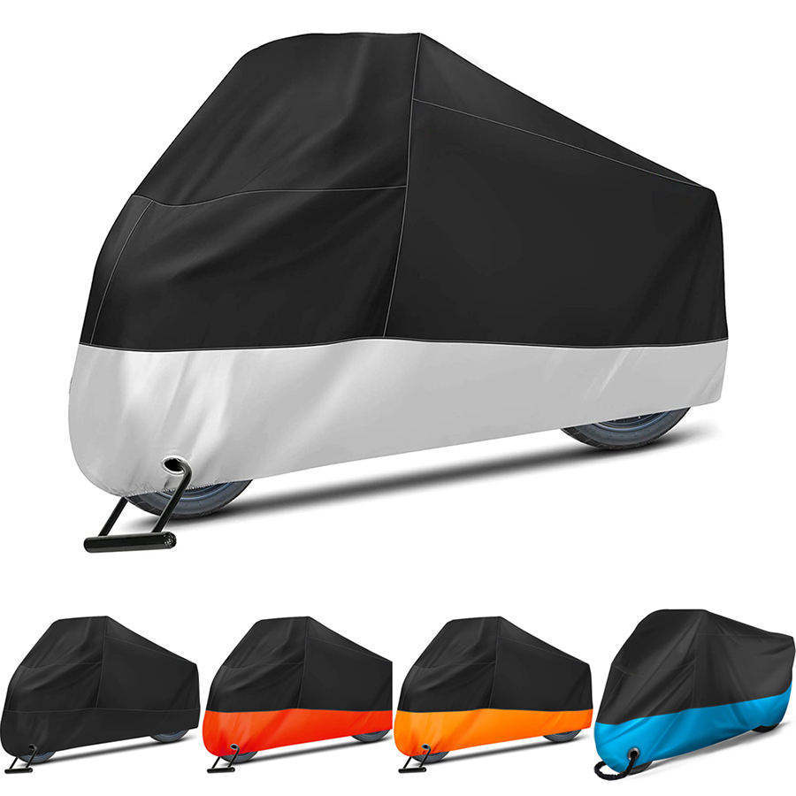 Motorcycle Cover Ready for Supply Amazon's Popular 190t Silver-Coated Cloth Sun Protection, Rain Protection and Dustproof Motorcycle Jacket