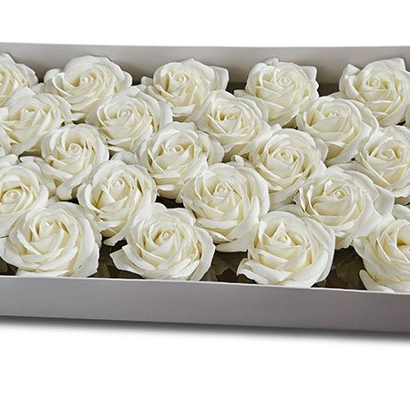 Simulation Rose Head Flower Five-layer Soap Flower DIY Wedding Forever Flower Soap Flower Valentine's Day Rose