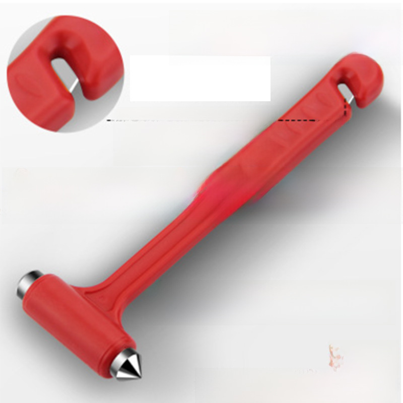 Multifunctional Two-In-One Safety Hammer Car Safety Supplies Solid Mini Safety Hammer Car Escape Tool Small Hammer