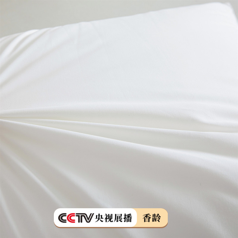 High and low feather pillow 60s cotton pure white goose feather velvet five-star hotel pillow high-grade Villa homestay pillow core