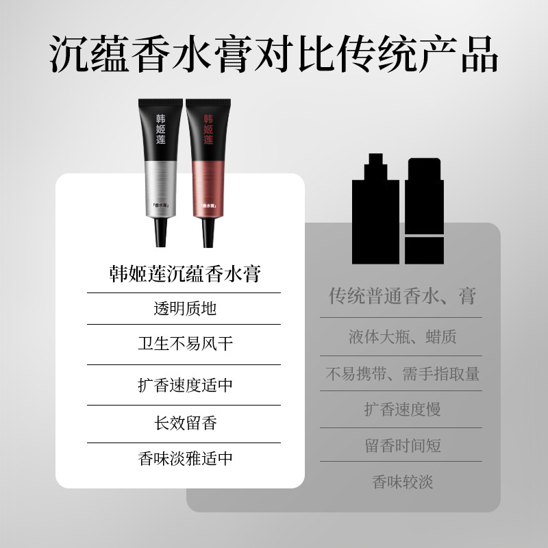 Han Jilian's Tea-Scented Perfume Cream Is Long-Lasting, Refreshing and Non-Greasy, and Is Produced by High-End Manufacturers for Men and Women