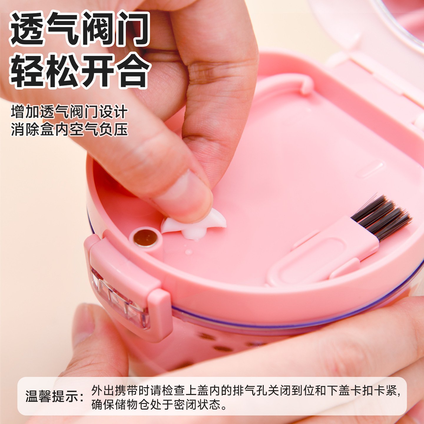 Japanese Dust-Proof Braces Box Denture Cleaner Box Retainer Storage Box Retainer Orthodontic Box with Mirror