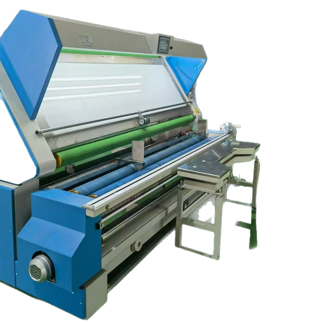 Factory Direct Supply Fabric Inspection Machine and Rewinding Machine with Three to Five Frequency Conversion Systems, Automatic Tension Rod Adjustment to Ensure Consistent Speed before and after