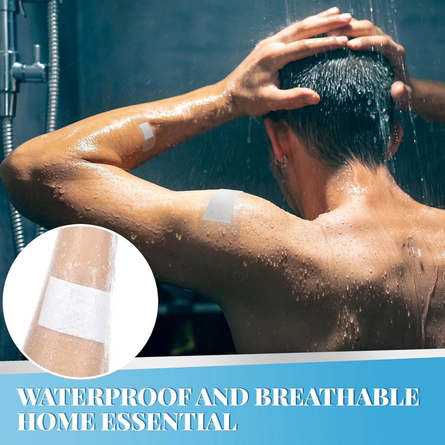 PE Transparent Waterproof Band-Aid Home Combination Wound Care Finger Elbow Knee Heel Transparent Band-Aid