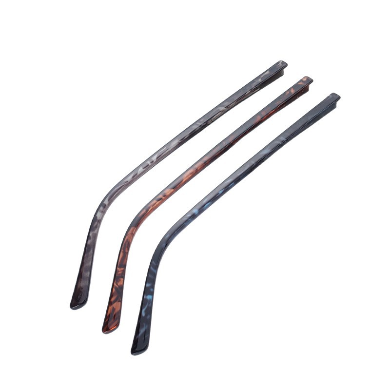 Cross-Border New Style Retro Tortoiseshell Temple Glasses Accessories Pc Temple Covers with Customizable Colors