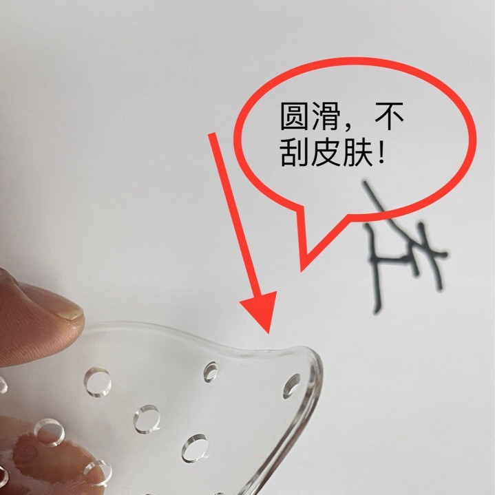 Cross-Border Trade Popular Eye Protection Eye Mask, Multi-Hole Plastic Transparent Breathable Single Eye Shield for Post-Ophthalmic Surgery