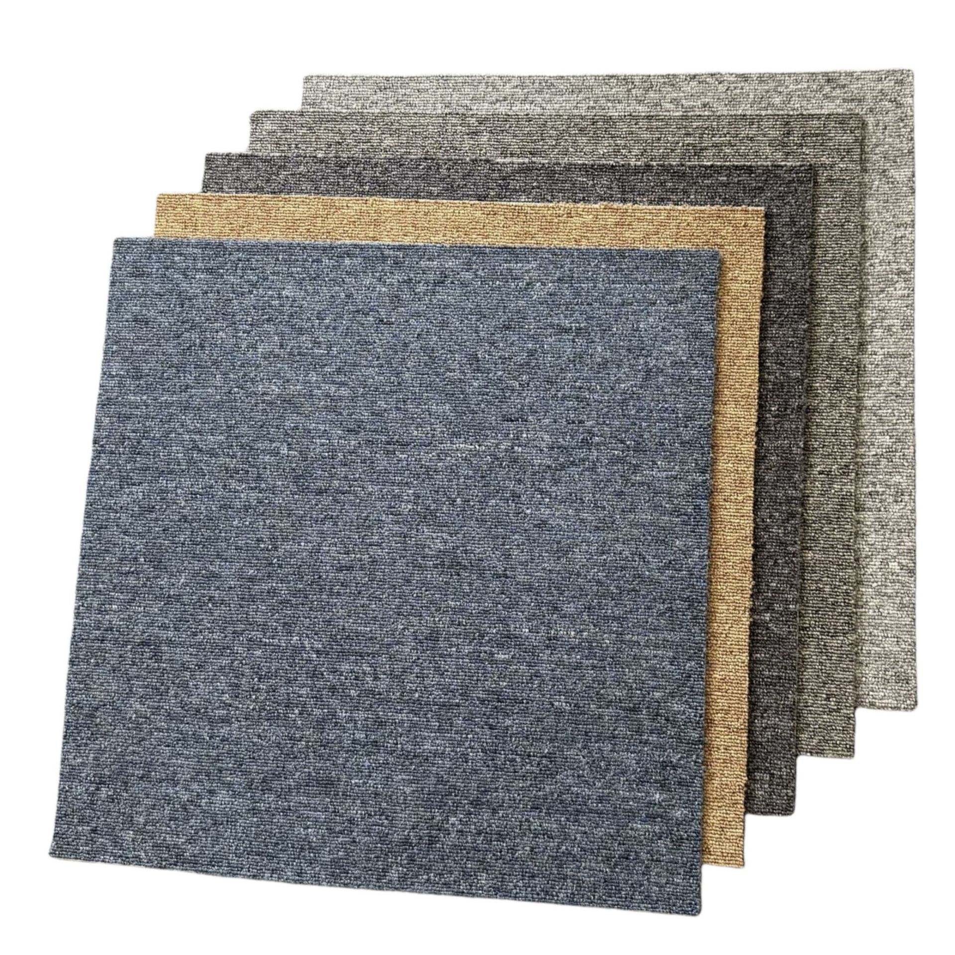 Pvceva Square Interlocking Carpet for Office Buildings, Conference Rooms, Construction Projects, Floor Mats for Bedrooms, Living Rooms, and Balconies