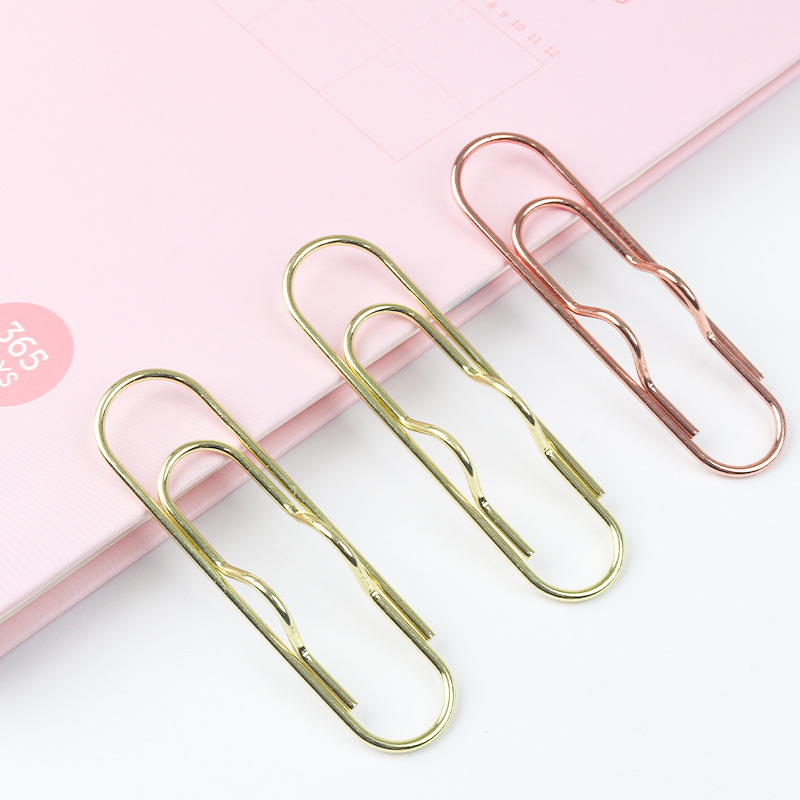 Multi-color notebook creative love pen holder metal fixed buckle portable pencil clip pen clip wholesale