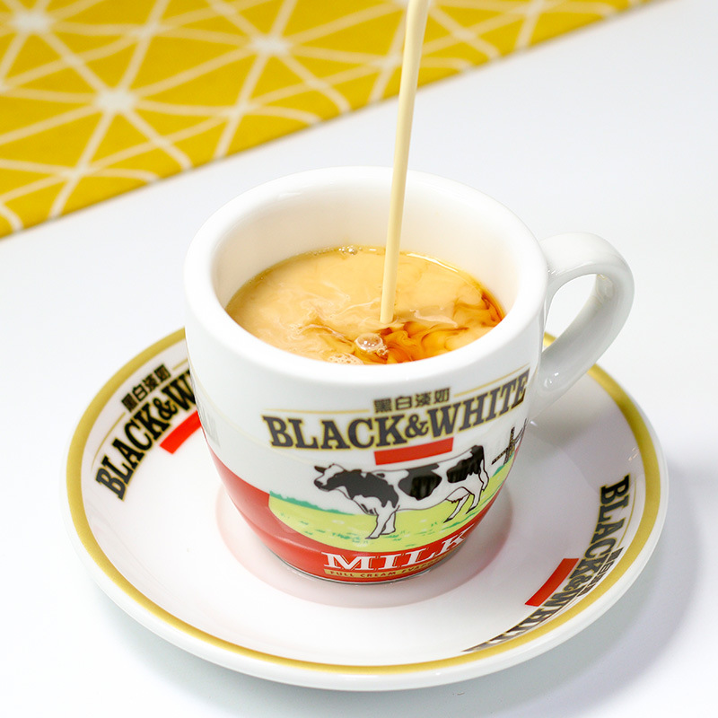 Black and White Full-Fat Evaporated Milk 400g Imported from the Netherlands Evaporated Milk Evaporated Milk Hong Kong-Style Stockings Milk Tea Special Raw Materials