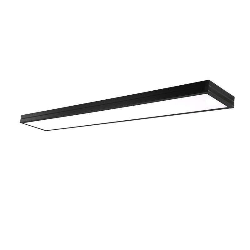 Office light led strip light gym chandelier light aluminum square strip light supermarket commercial seamless splicing lamps