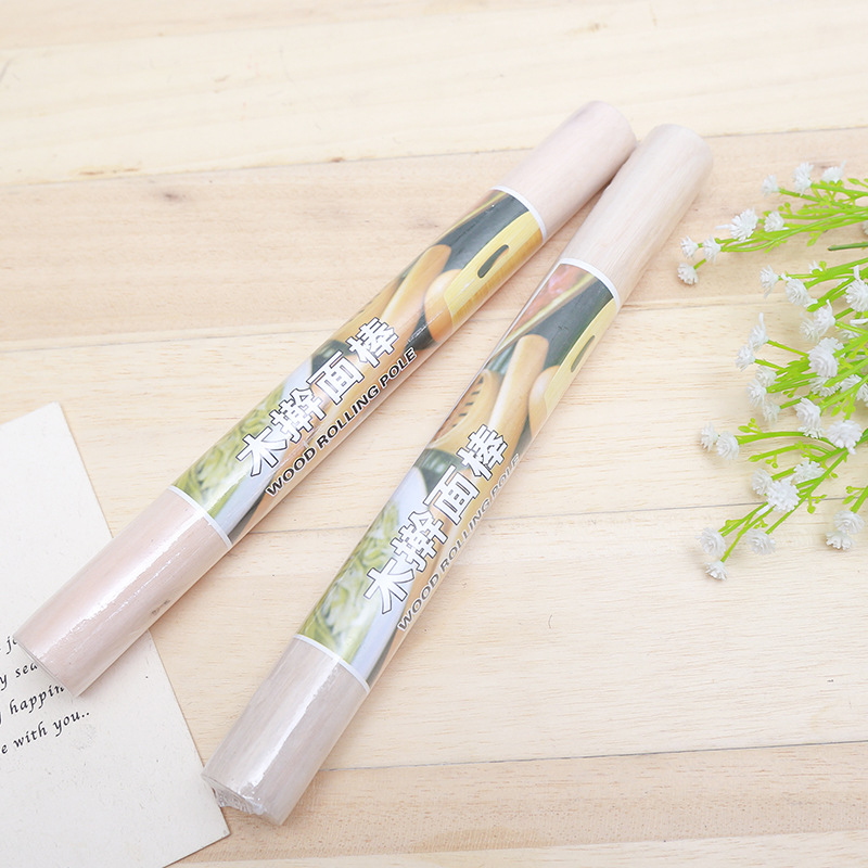 One yuan good rolling pin dumpling making leather stick kitchen tools non-food solid wood rolling stick rolling stick rolling stick