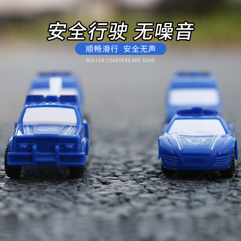 Children's scooter police car model cake baking decoration car toy boy wholesale factory direct supply