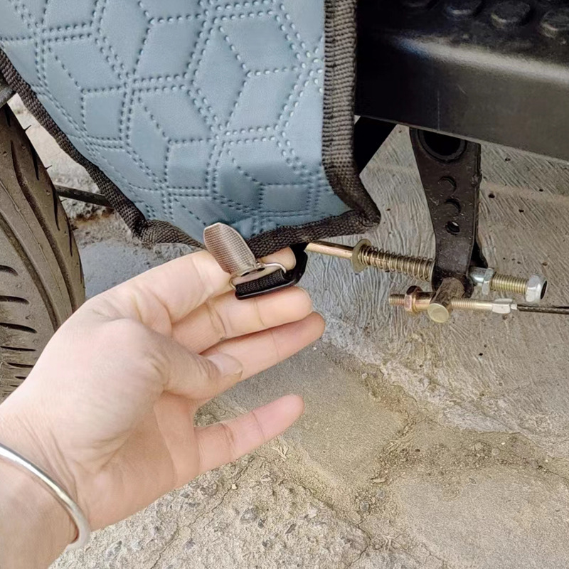 Tricycle Rain Curtain Fixed Rope Windshield Curtain Fixed Belt Warm Windproof Strap Bed Sheet Sofa Cushion Clip Holder