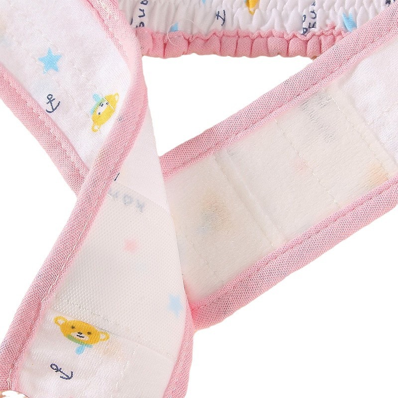 Newborn Cotton Diaper Belt Baby Cartoon Diaper Newborn Baby Diaper Fixing Belt Adjustable Strap 0 Years 1