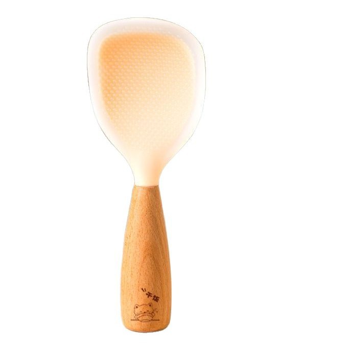 High color value can be vertical food grade food grade silicone rice spoon rice non-stick rice rice cooker household rice spoon