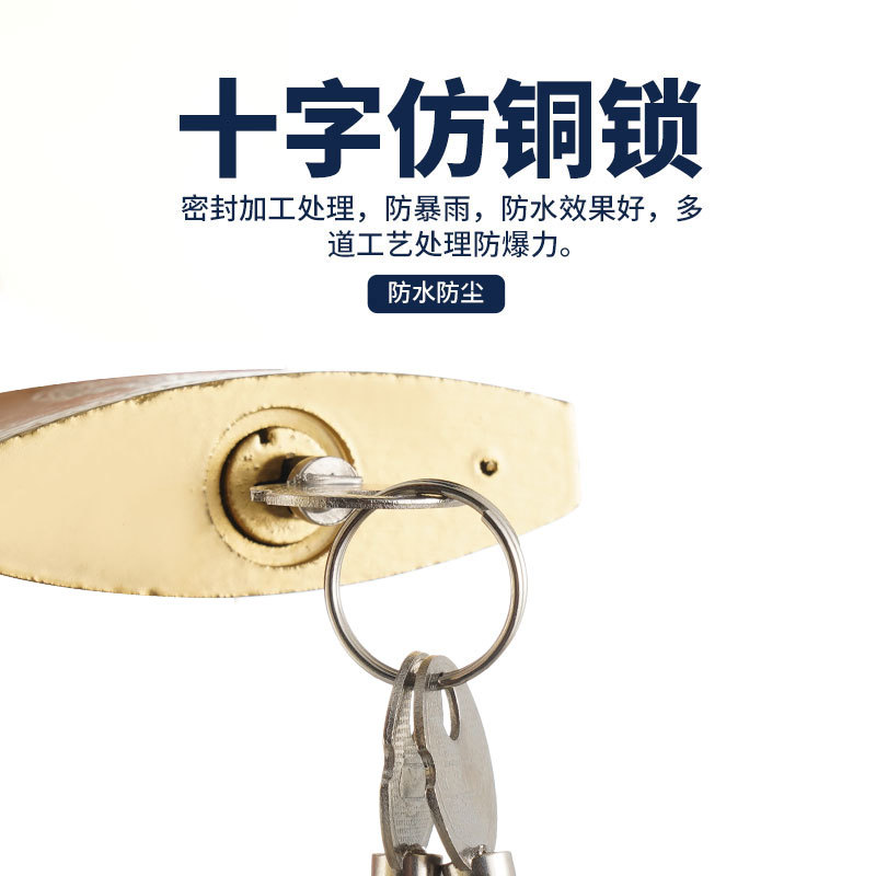Padlock wholesale Yuantai brand imitation copper padlock manufacturers direct supply antique lock anti-theft lock lock iron padlock