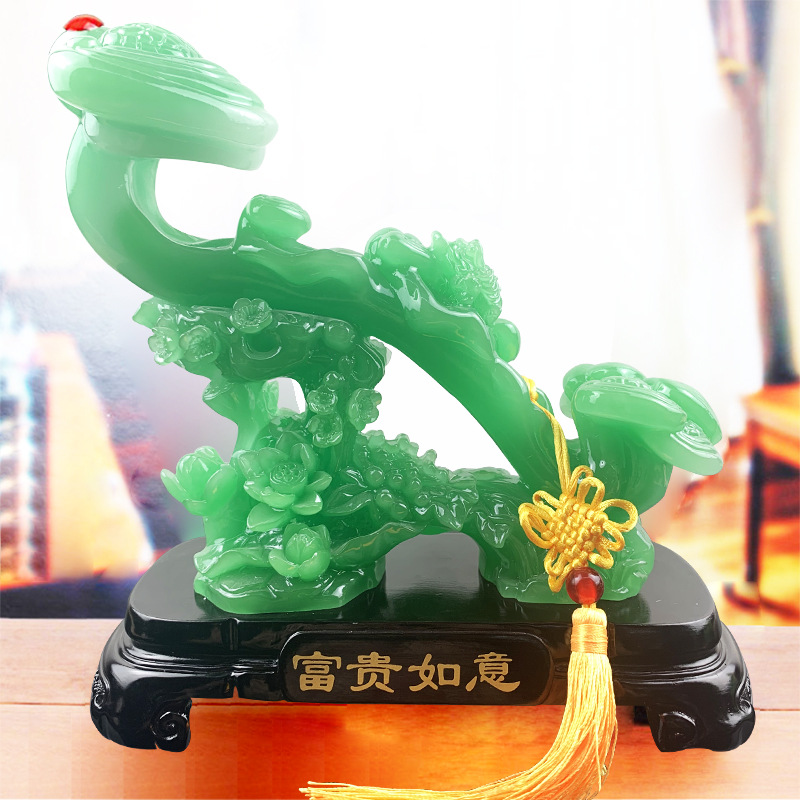 Free Shipping Fugui Yuruyi Ornaments Home Gifts Home Decorations TV Cabinet Wine Cabinet Housewarming New House Crafts