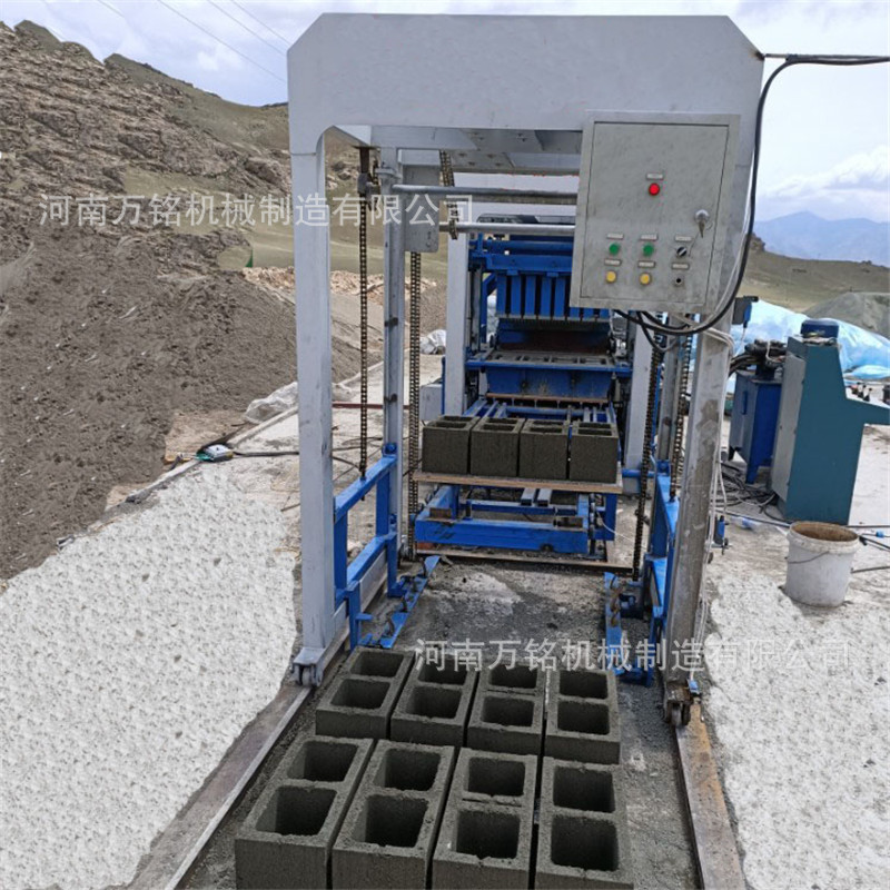 Export to Africa 4-15 Hydraulic Brick Making Machine Block Production Line Concrete Hollow Block Making Machine Cement Brick Machine