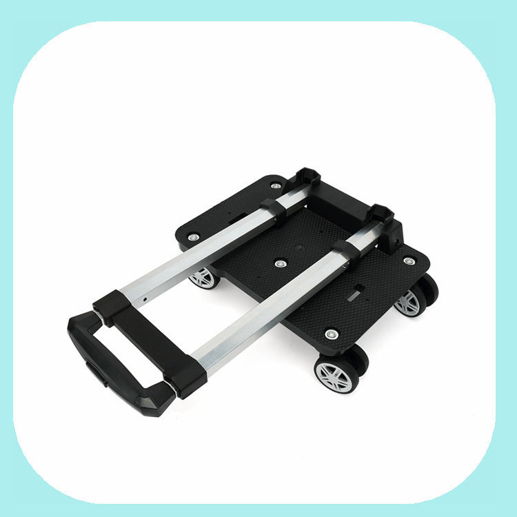 Aluminum alloy folding tie rod frame universal wheel can be pushed and pulled student backpack schoolbag tie rod Accessories Wholesale