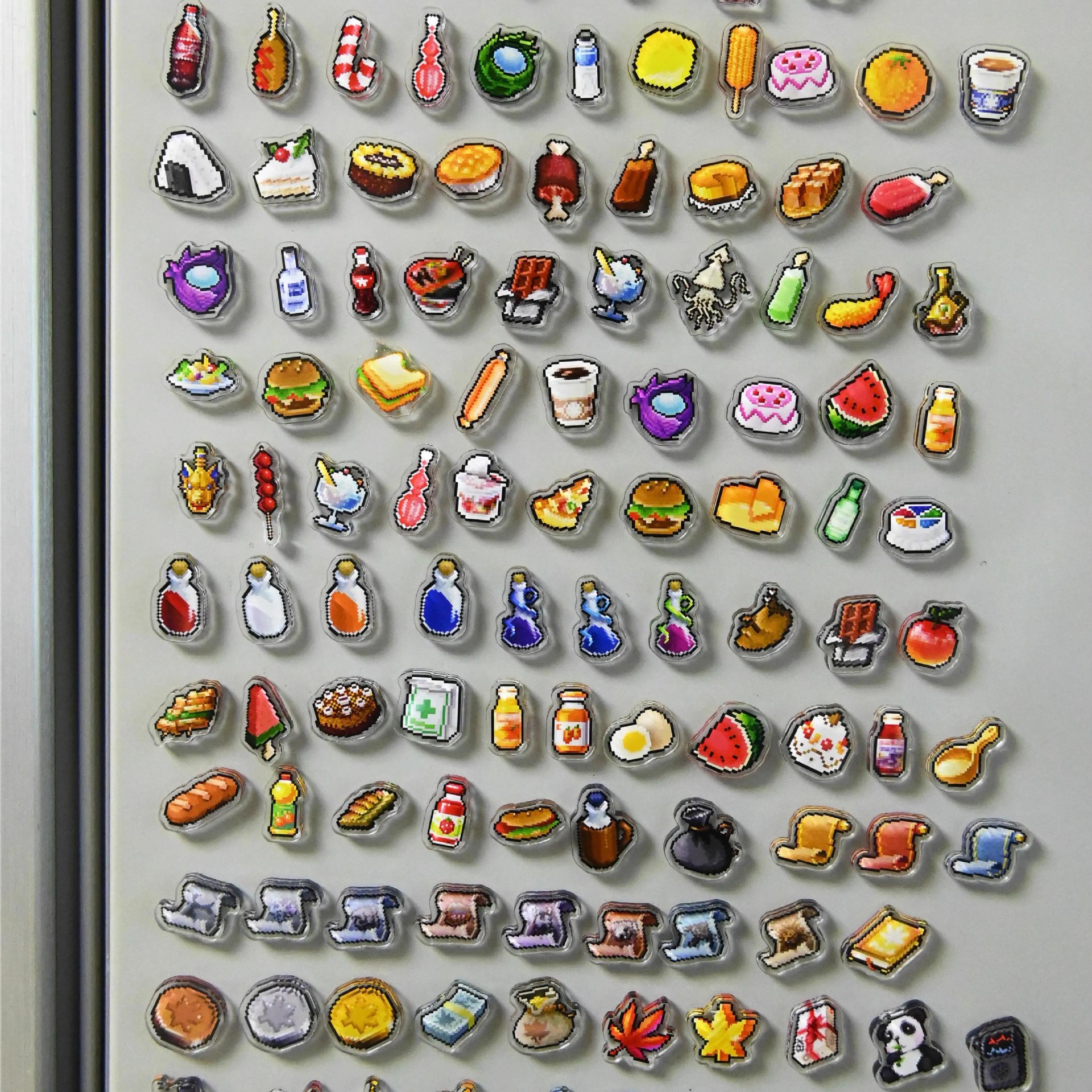 Mini Acrylic Fridge Magnets for Maple Island, Maple Valley, Maple Legend Games, Childhood Memories Mini