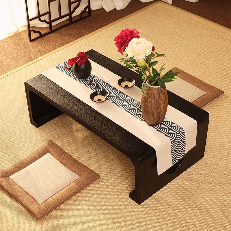 Solid Wood Tatami Coffee Table Bay Window Table Chinese Style Chinese Table Simple Balcony Small Coffee Table Kang Table Low Table Kang Table Piano Table
