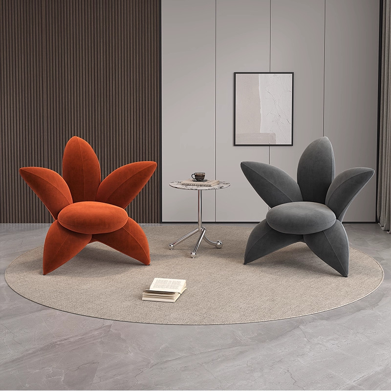 Sales Office Beauty Salon Negotiation Table and Chair Set, Light Luxury Internet Celebrity Style, One Table and Two Chairs, Rest Area with Armrests for Reception