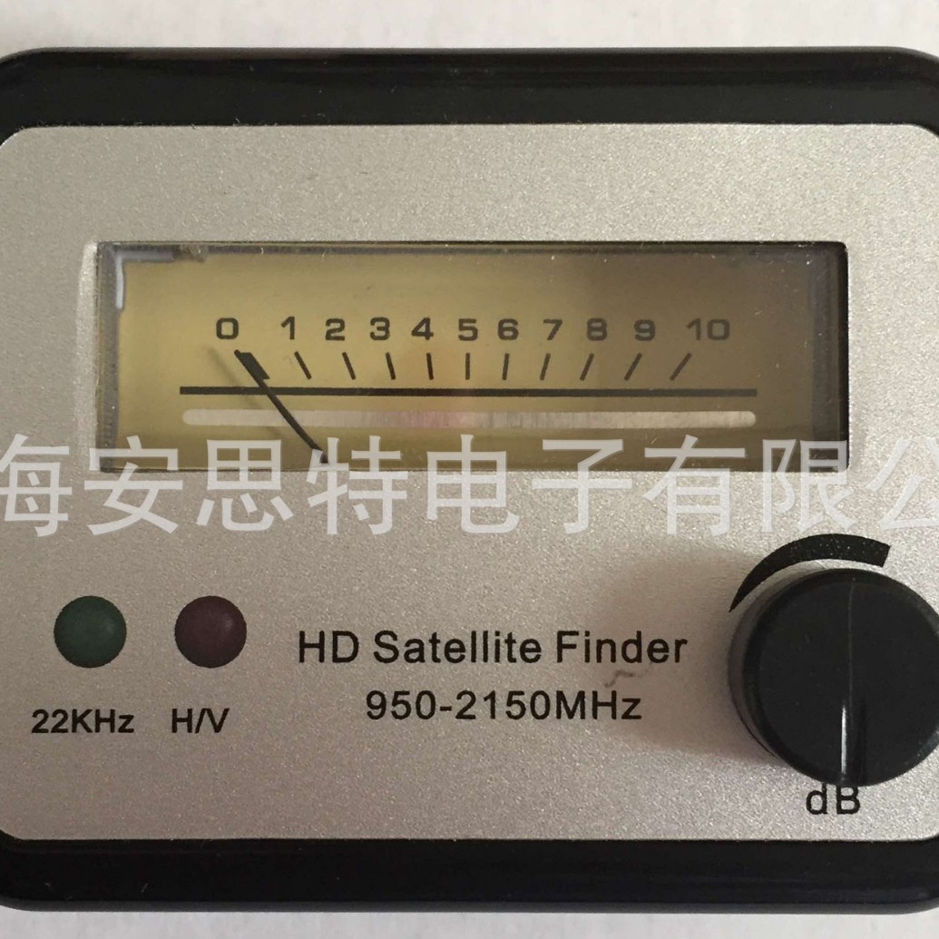9502 White on Black Satellite Finder SAT Finder Satellite Finder