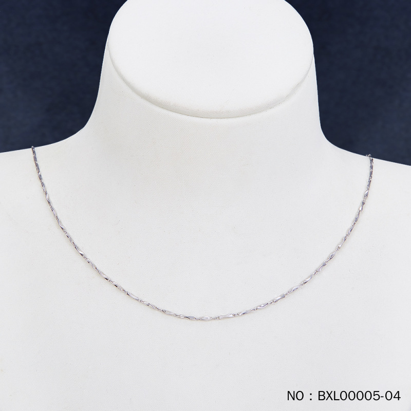 Shenzhen Jewelry Shuibei Quality Platinum Pt950 Yuanbao Chain Platinum Real Gold Guaranteed Di Ai Spot Goods