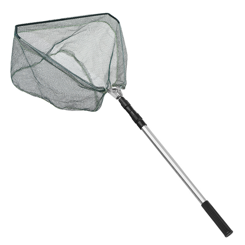 Aluminum Alloy Triangle Folding Copy Net Head Quick-drying Anti-scratch Hook Deepened Net Bag Giant Big Big Big Big Big Big Copy Net Head
