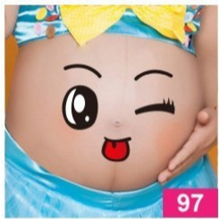Pregnant Women's Belly Stickers Pregnant Belly Stickers Pregnant Belly Stickers Photo Studio Photo Props Pregnant Women's Belly Stickers