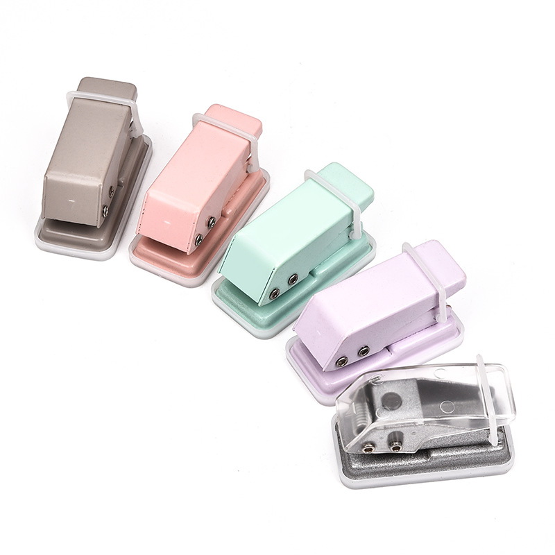 Оптовая продажа мини-одностороннего дырокола портативный канцелярский дырокол для студентов DIY многофункциональный