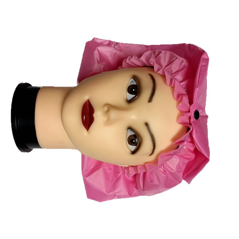 European and American Foreign Trade Popular Extra Long Hair Folding Waterproof Shower Cap Available in Multiple Colors and Printable