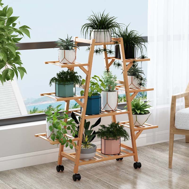 Цветочный стеллаж для комнатных растений многоярусный складной полочный шкаф для декора балкона подставка для цветочных горшков зеленый редис суккуленты экономия пространства в гостиной