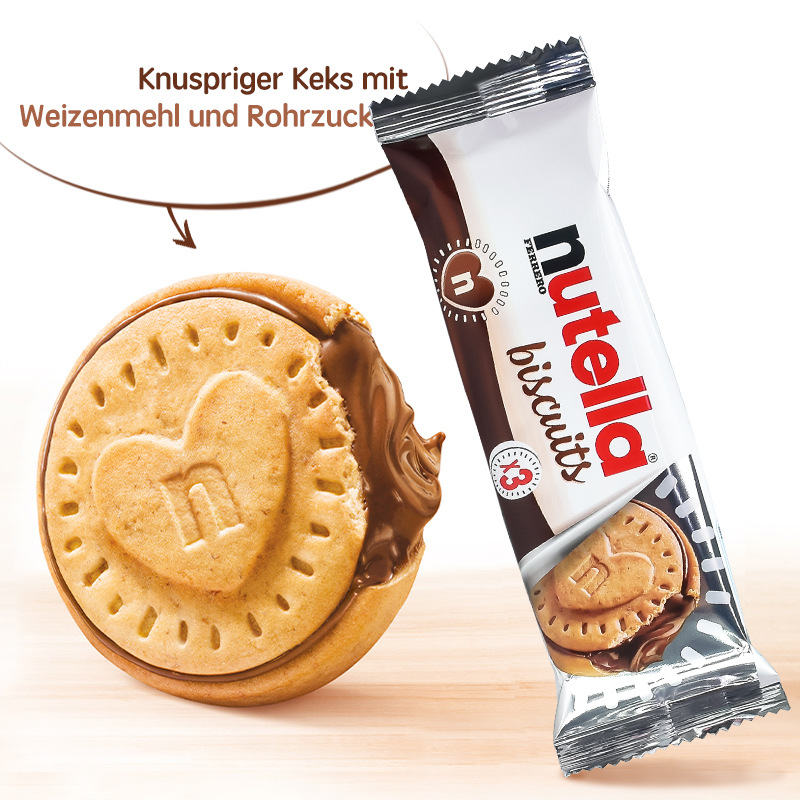 Import fees. Liero Nutella can benefit hazelnut chocolate sauce New Year sandwich love biscuits snack