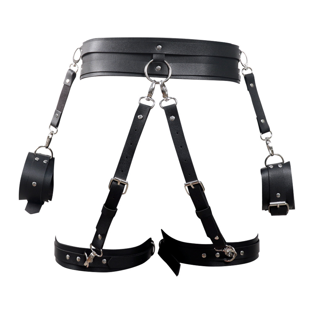 Adult Sex Toys, Leather Restraints, Bondage Underwear, Handcuffs, Underwear, Sex Toys, Flirting Props in Stock