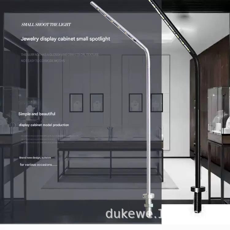 Led Spotlight Pole Counter High Color Rendering Spotlight Jewelry Display Cabinet 3W Column Adjustable Height Jewelry Surface Mounted