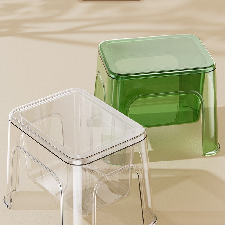 Simple Style Children's Stool Room Bathroom Office Dormitory Large Capacity Storage Stool Sitting Storage Low Stool