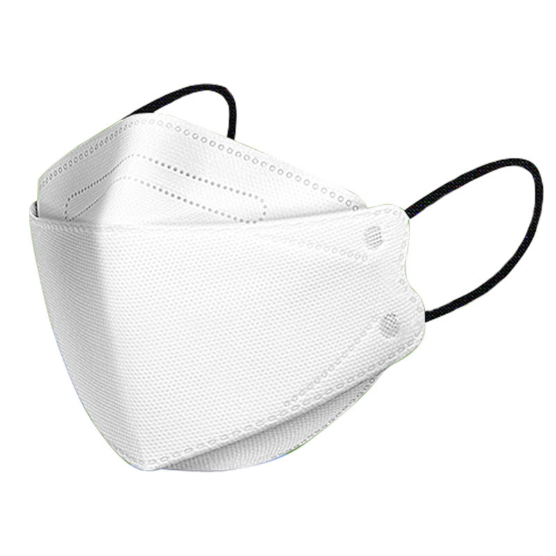 Adult black and white mask independent packaging kn95 fish n95n95 Mask 3d three-dimensional breathable four-layer protective kf94