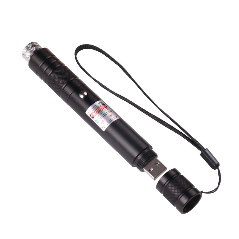 710 Green Light Starry Sky Laser Flashlight USB Rechargeable Laser Pointer Sales Demonstration Pen Sand Table Pointer