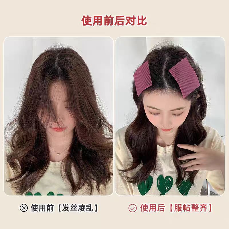 Trendy Colorful Hair Stickers for Bangs and Top of Head, Lazy Hair Organizer for Adults, Magic Hair Clips for Women