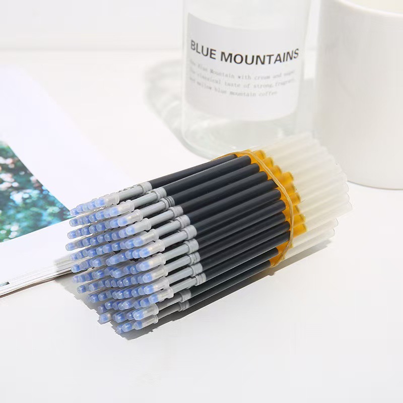 K35 press gel pen refill bullet head large capacity press refill office stationery learning supplies wholesale
