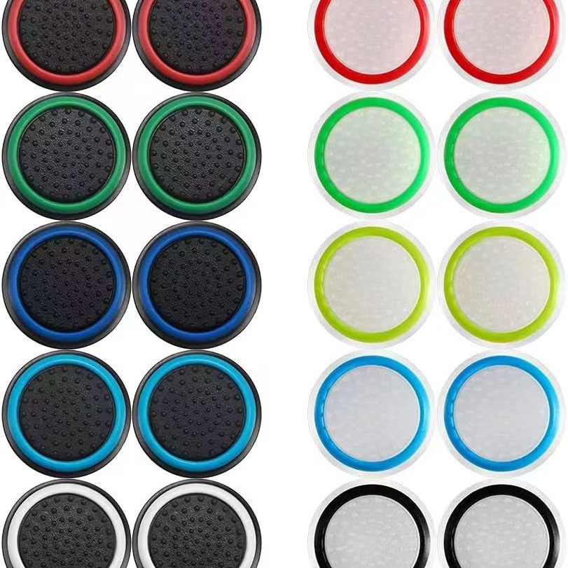 Клавиша с подсветкой для Ps5/Ps4/Ps3/360 Switch2 Рокерная крышка Грибовидная силиконовая крышка 11 цветов