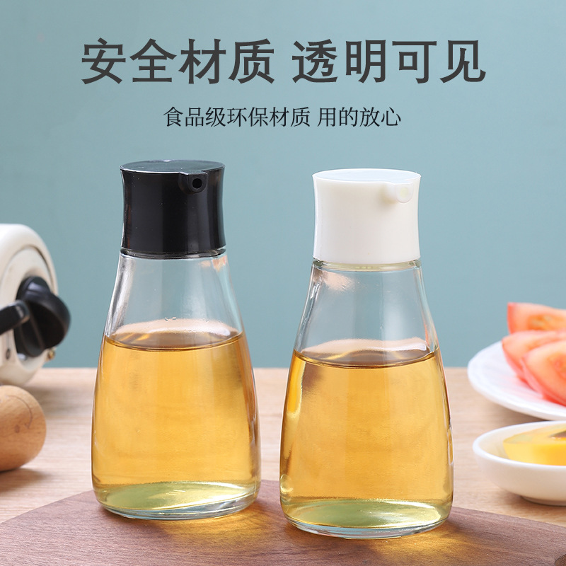 Japanese Style Controllable Small Oil Bottle for Storage Kitchen Supplies Non-hanging Oil Household Restaurant Dining Table Condiment Oil Vinegar Bottle
