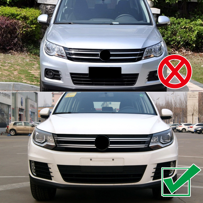 Applicable to Volkswagen Touguan Tiguan MK1 2011-2016 headlight lamp eyebrow car stickers exterior modification