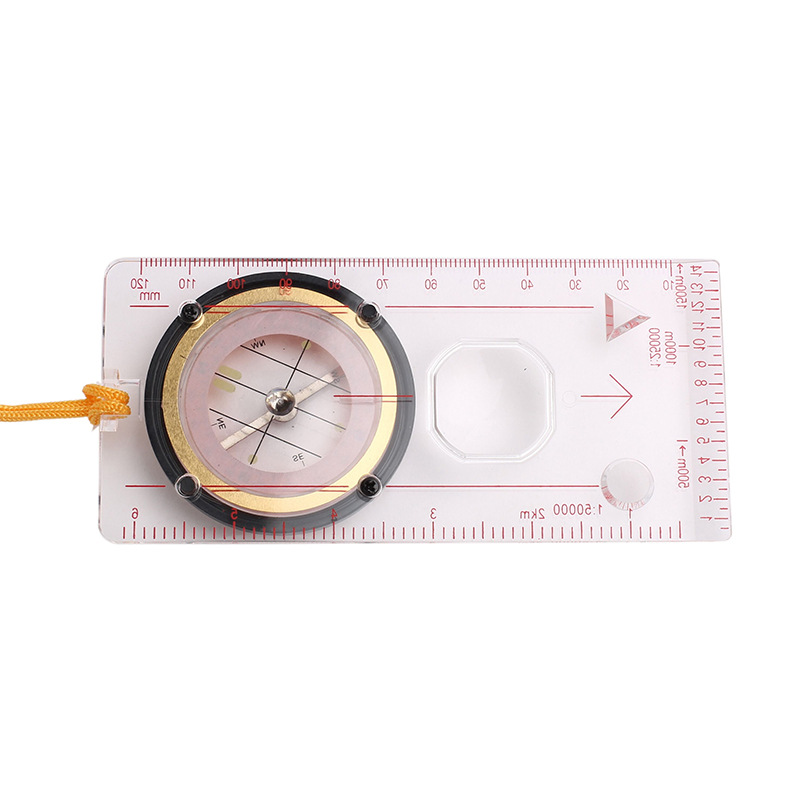 Factory DC45-5C outdoor compass multi-function north pointer survival map ruler supplies scale wholesale