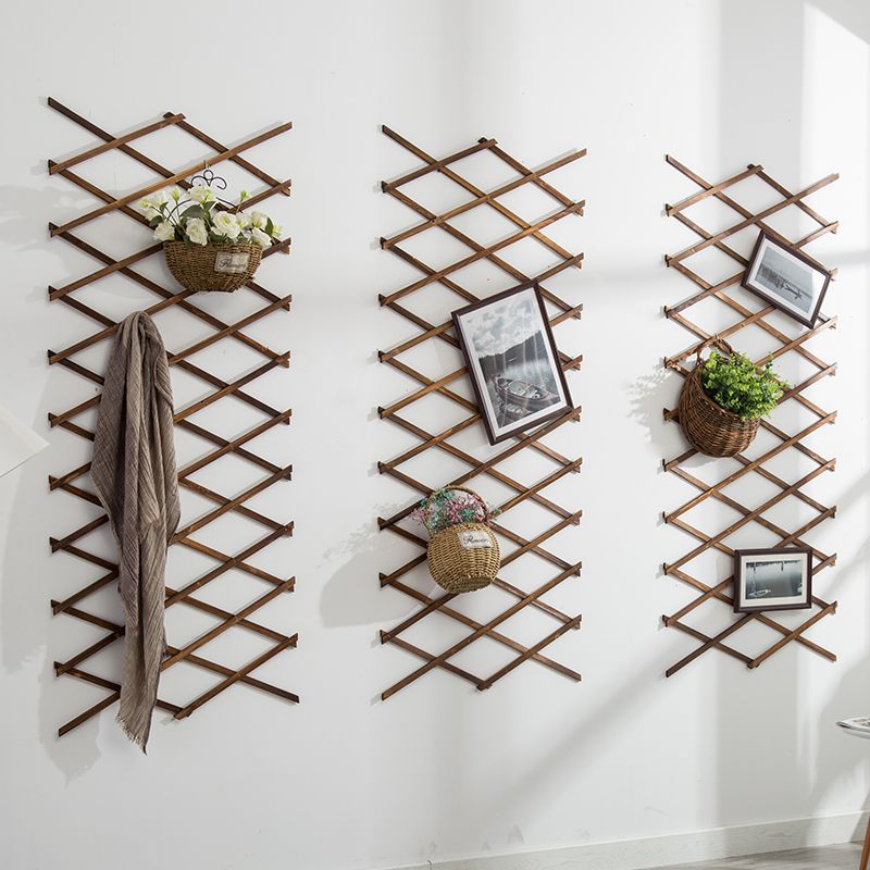 Цветочный стенд, кованый железный уличный антикоррозийный деревянный забор, телескопический массивный деревянный забор, декор для стены, решетка